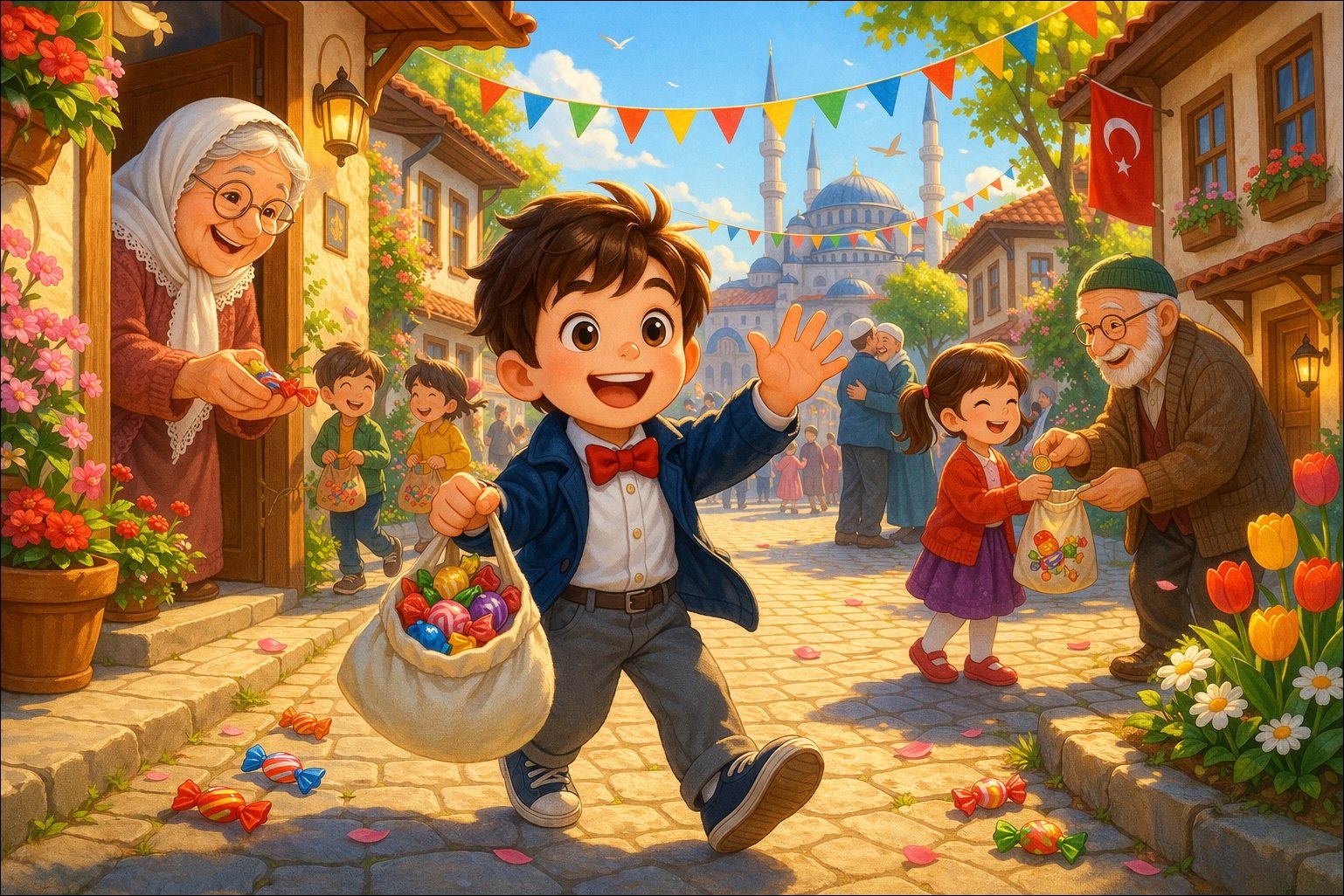 Bayram Şekeri Ramazan Bayramı Muratın Masalı Resmi Bayram Şekeri Muratın Bayram Sabahı Masalı Oku