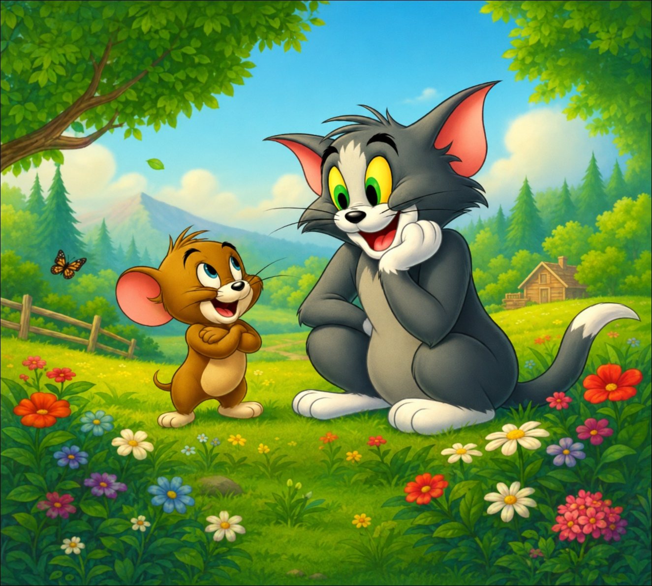 Tom ve Jerry Masalı Resmi Tom ve Jerry Masalı Oku